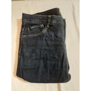 Democracy Jeans Womens 10 Blue "Ab" Solution Technology Whiskers Stretch